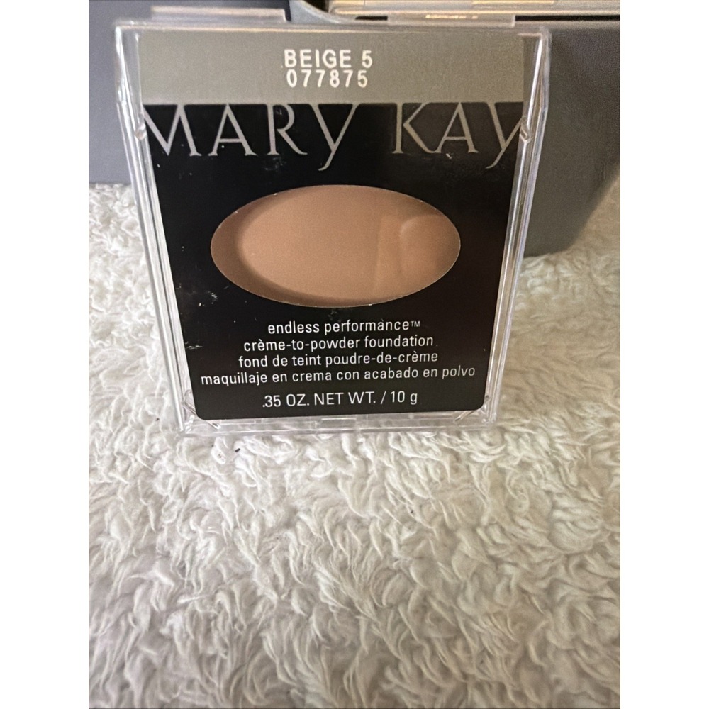 Mary Kay BEIGE 5 Endless Performance Creme to Powder Foundation Discontinued New